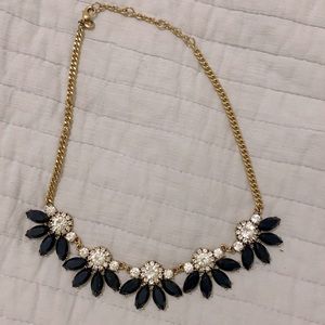 J Crew Factory blue flower necklace